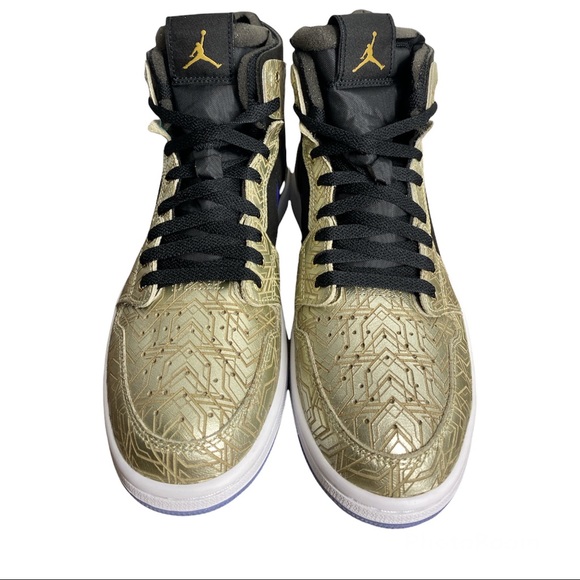 Nike Air Jordan 1 High Zoom Air CMFT ‘Gold Laser’ Shoes (DQ0659-700) Men Size 10